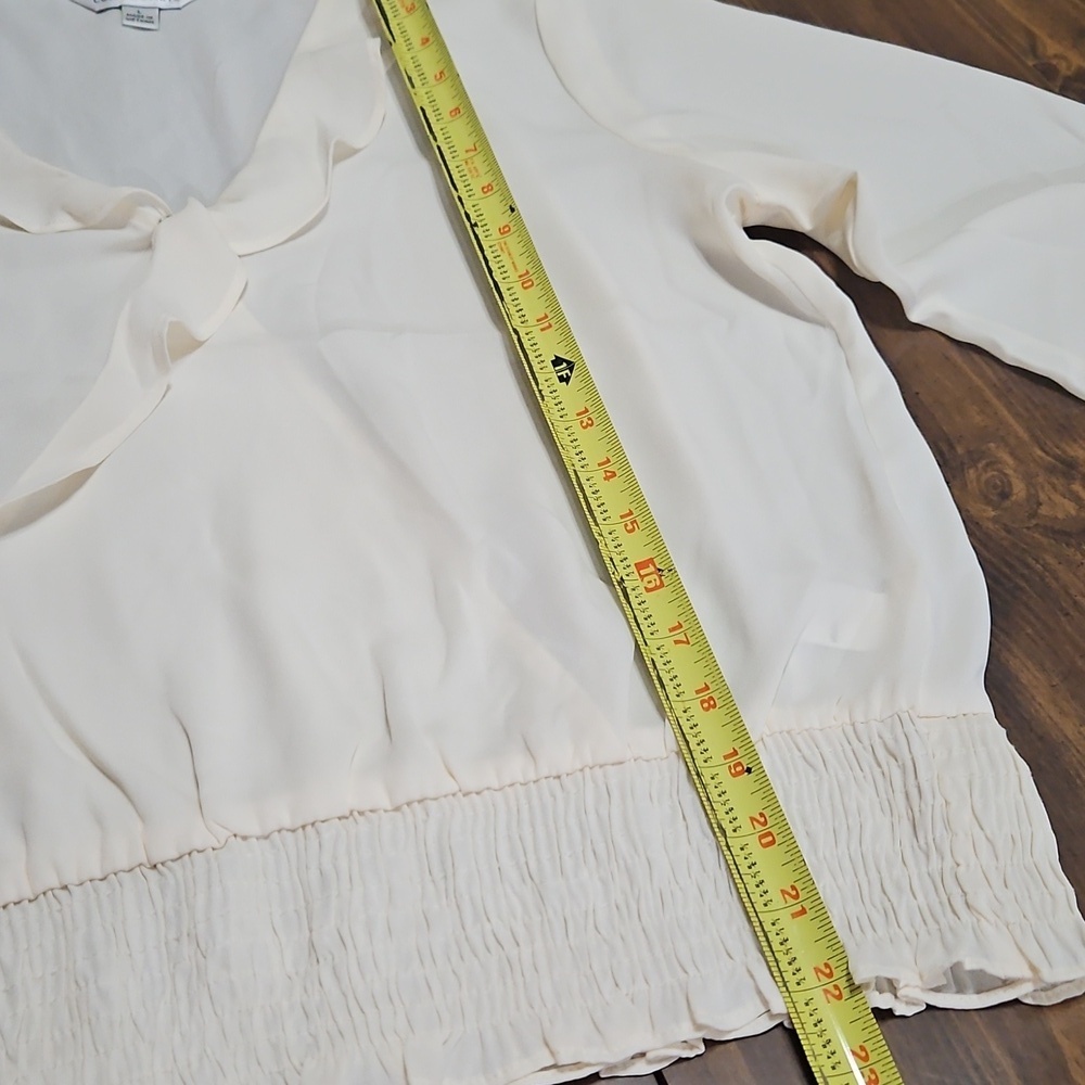 Counterparts Cream Ruffle Blouse - Picture 6 of 11
